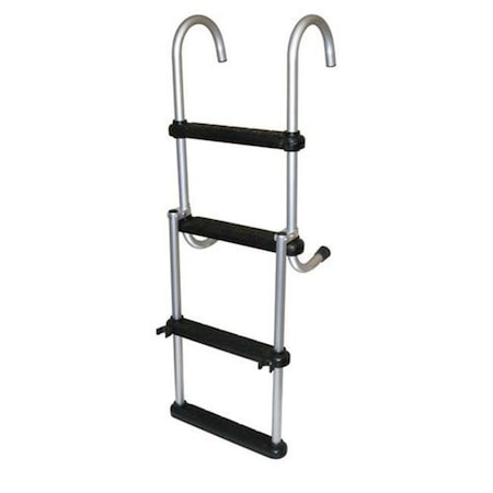 Jif Marine JIF Marine ASC 4 Step Anodized Aluminum Removable Pontoon Ladder ASC4